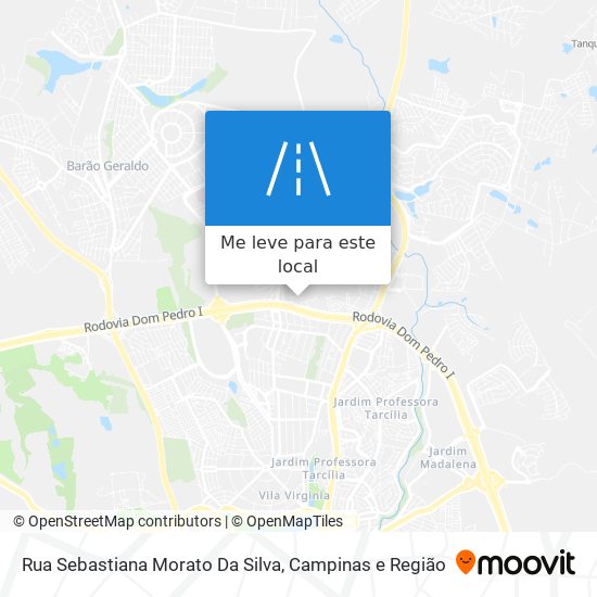 Rua Sebastiana Morato Da Silva mapa