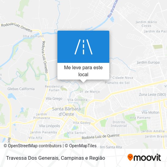 Travessa Dos Generais mapa