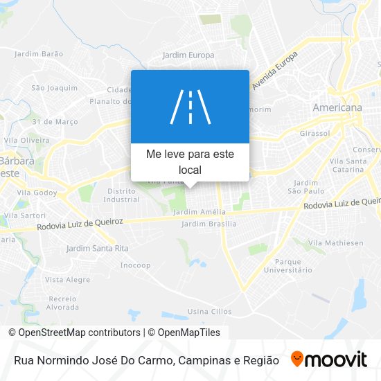 Rua Normindo José Do Carmo mapa