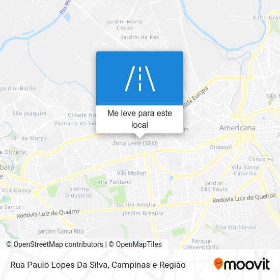 Rua Paulo Lopes Da Silva mapa