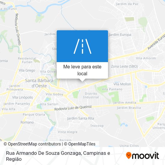 Rua Armando De Souza Gonzaga mapa