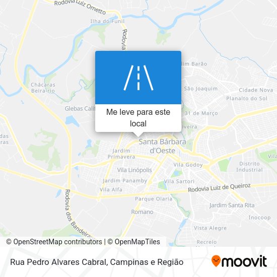 Rua Pedro Alvares Cabral mapa