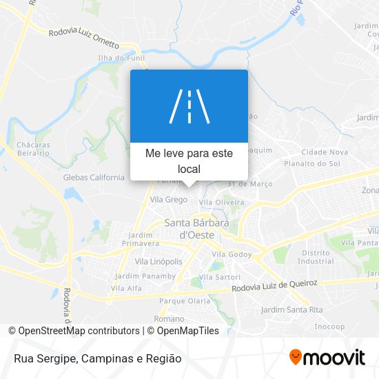 Rua Sergipe mapa