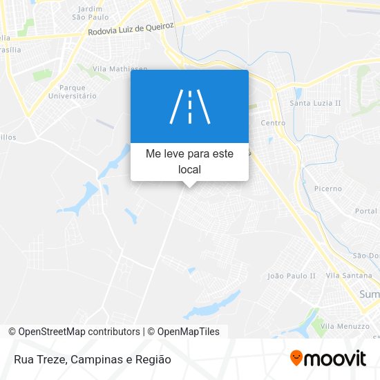 Rua Treze mapa