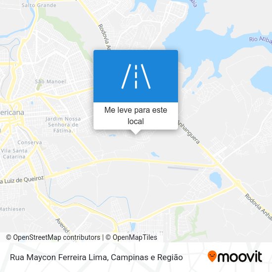 Rua Maycon Ferreira Lima mapa