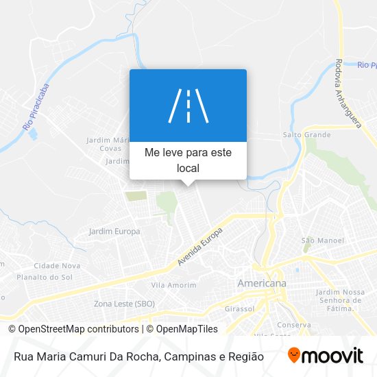 Rua Maria Camuri Da Rocha mapa