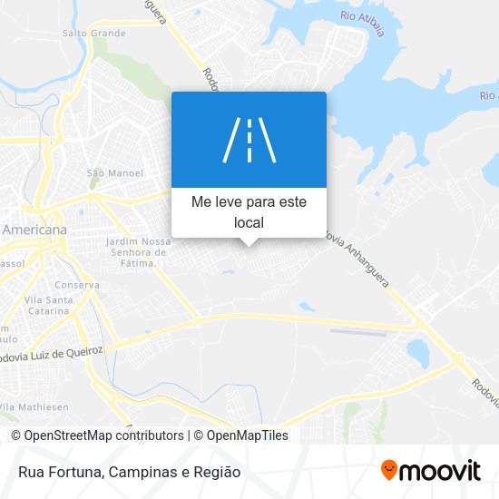 Rua Fortuna mapa