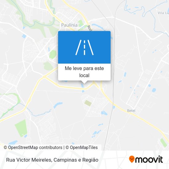 Rua Victor Meireles mapa