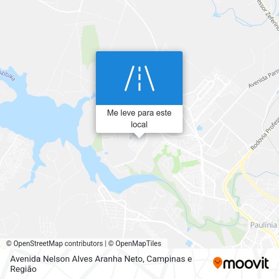 Avenida Nelson Alves Aranha Neto mapa