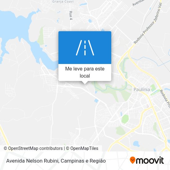 Avenida Nelson Rubini mapa