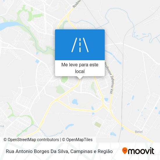 Rua Antonio Borges Da Silva mapa