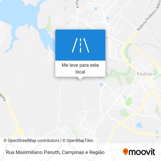 Rua Maximiliano Panutti mapa