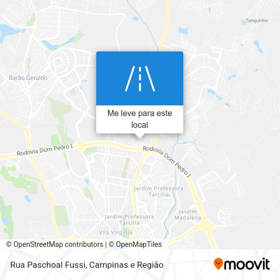 Rua Paschoal Fussi mapa