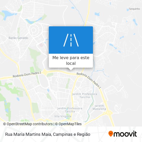 Rua Maria Martins Maia mapa