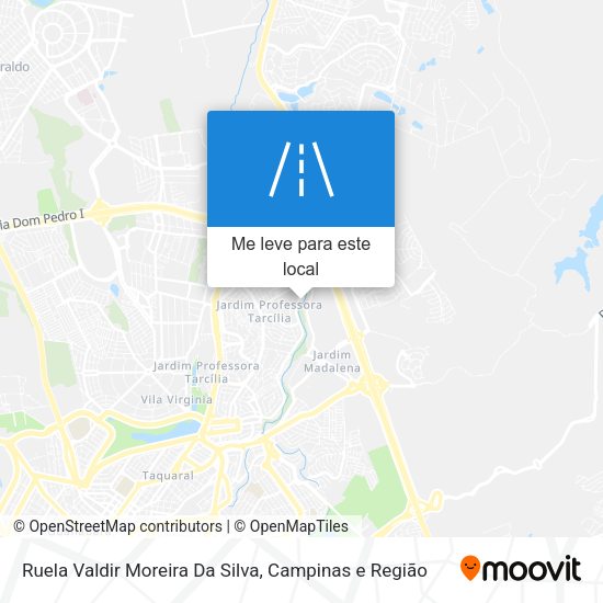 Ruela Valdir Moreira Da Silva mapa