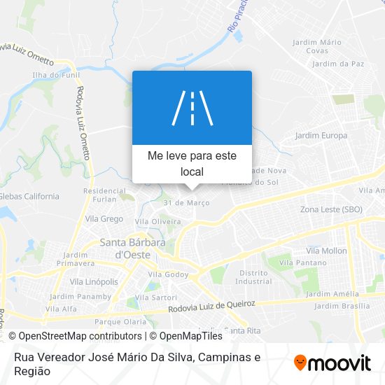Rua Vereador José Mário Da Silva mapa