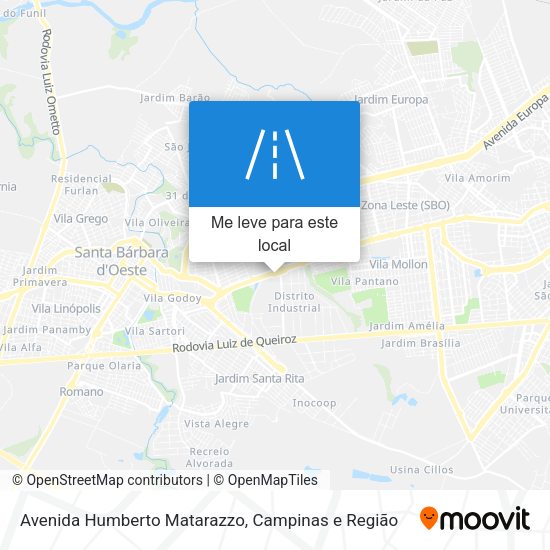 Avenida Humberto Matarazzo mapa