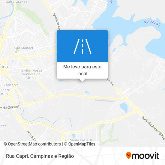 Rua Capri mapa