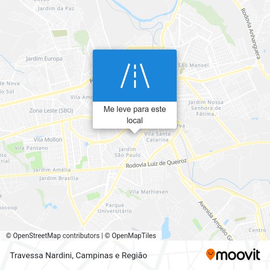 Travessa Nardini mapa