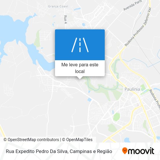 Rua Expedito Pedro Da Silva mapa
