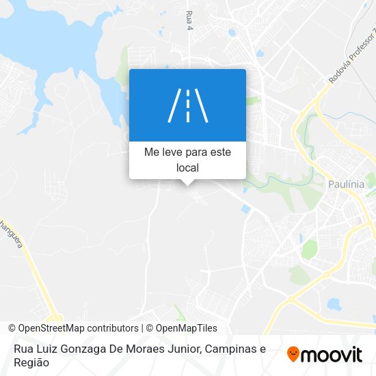 Rua Luiz Gonzaga De Moraes Junior mapa