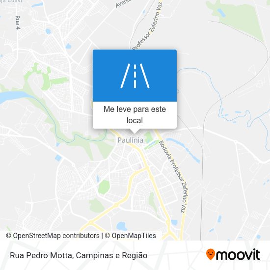 Rua Pedro Motta mapa