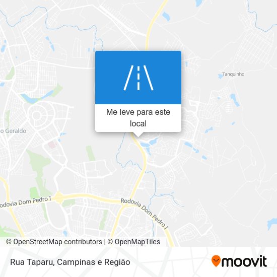 Rua Taparu mapa