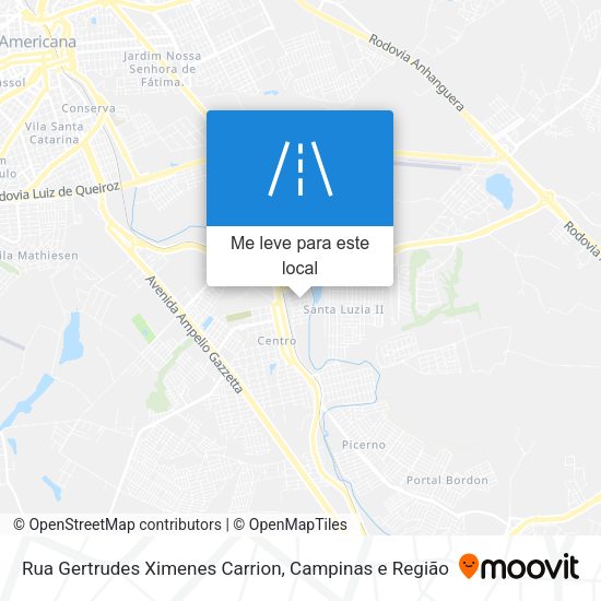 Rua Gertrudes Ximenes Carrion mapa