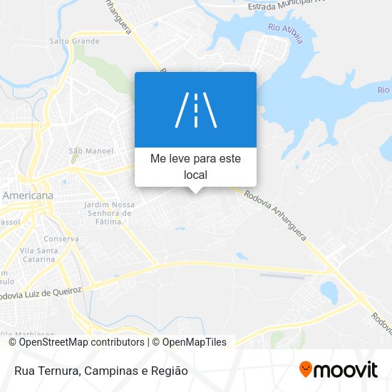 Rua Ternura mapa
