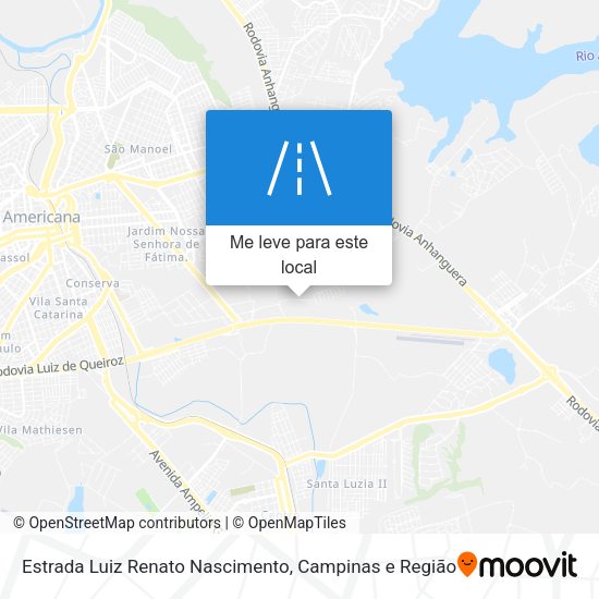 Estrada Luiz Renato Nascimento mapa