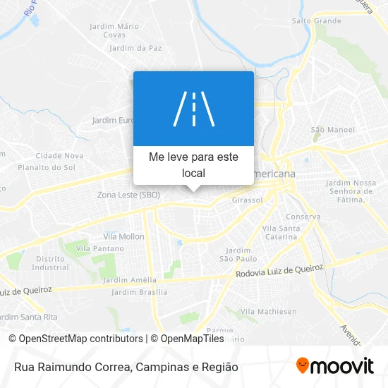 Rua Raimundo Correa mapa