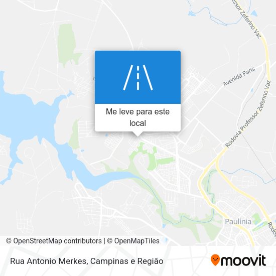 Rua Antonio Merkes mapa