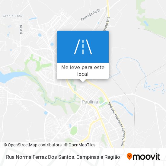 Rua Norma Ferraz Dos Santos mapa