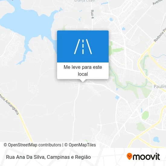 Rua Ana Da Silva mapa