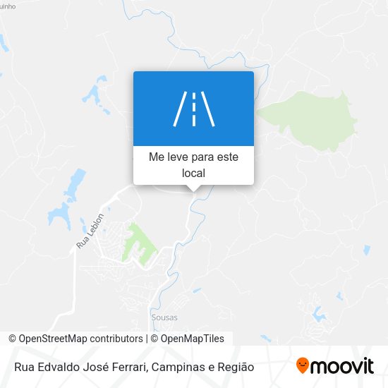 Rua Edvaldo José Ferrari mapa