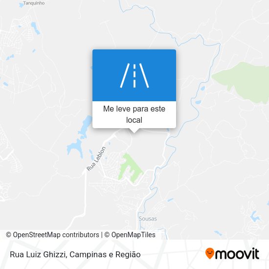 Rua Luiz Ghizzi mapa