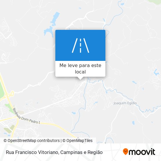 Rua Francisco Vitoriano mapa