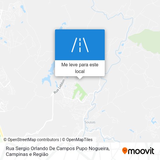 Rua Sergio Orlando De Campos Pupo Nogueira mapa