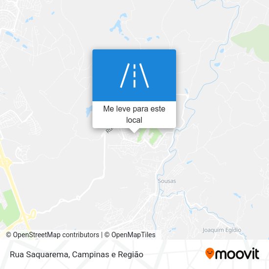 Rua Saquarema mapa