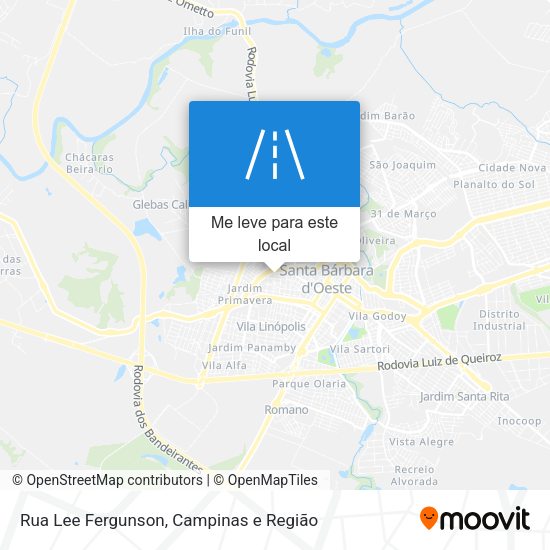 Rua Lee Fergunson mapa