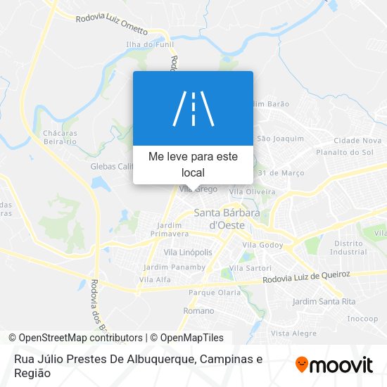 Rua Júlio Prestes De Albuquerque mapa