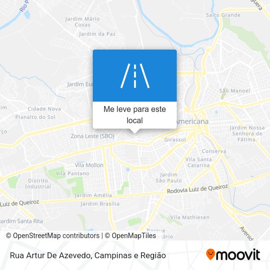 Rua Artur De Azevedo mapa