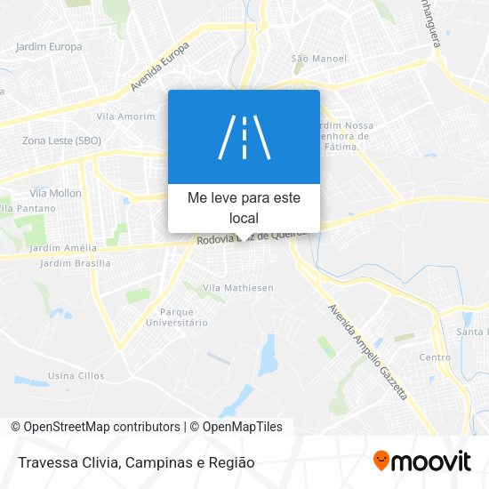 Travessa Clivia mapa