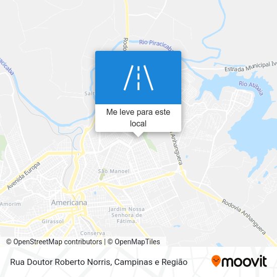 Rua Doutor Roberto Norris mapa