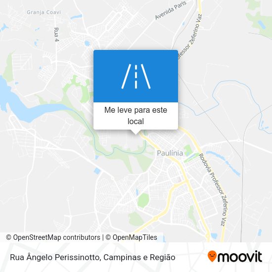 Rua Ângelo Perissinotto mapa