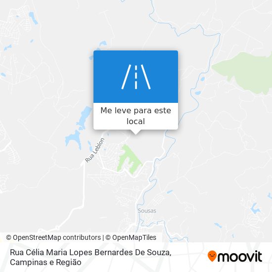 Rua Célia Maria Lopes Bernardes De Souza mapa