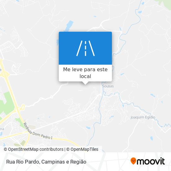 Rua Rio Pardo mapa