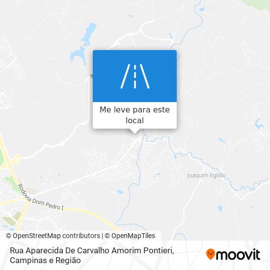 Rua Aparecida De Carvalho Amorim Pontieri mapa