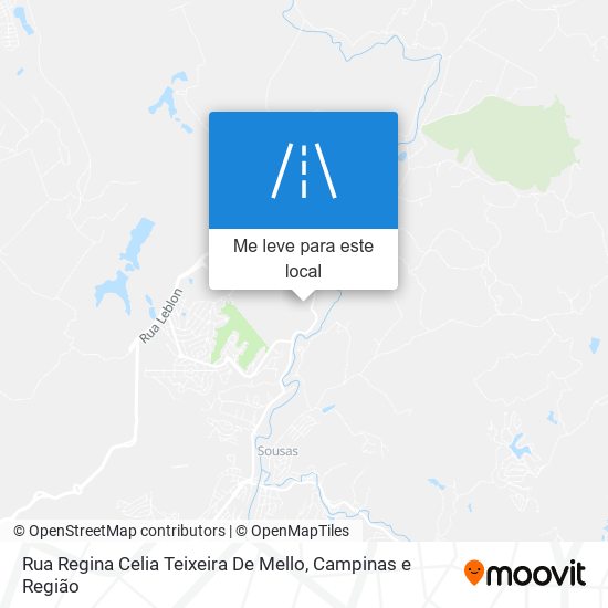 Rua Regina Celia Teixeira De Mello mapa