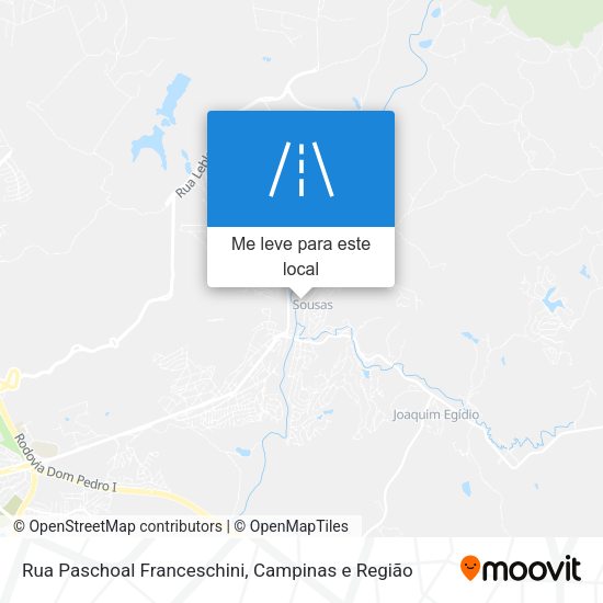 Rua Paschoal Franceschini mapa
